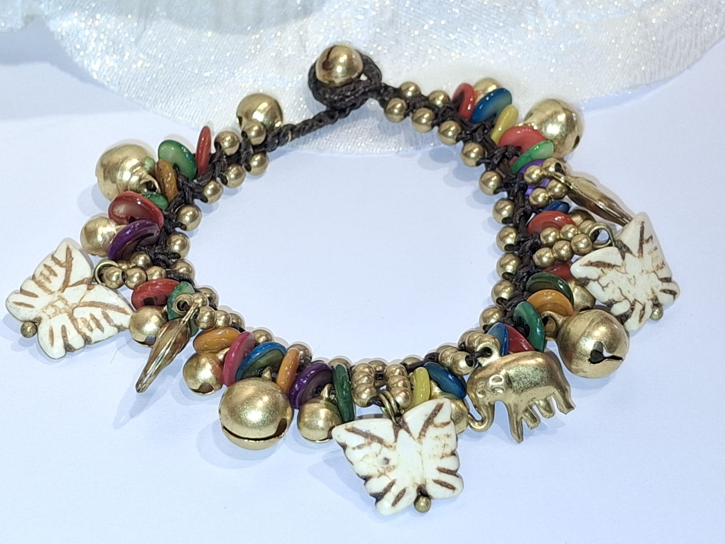 Butterfly and Elephant Bracelet