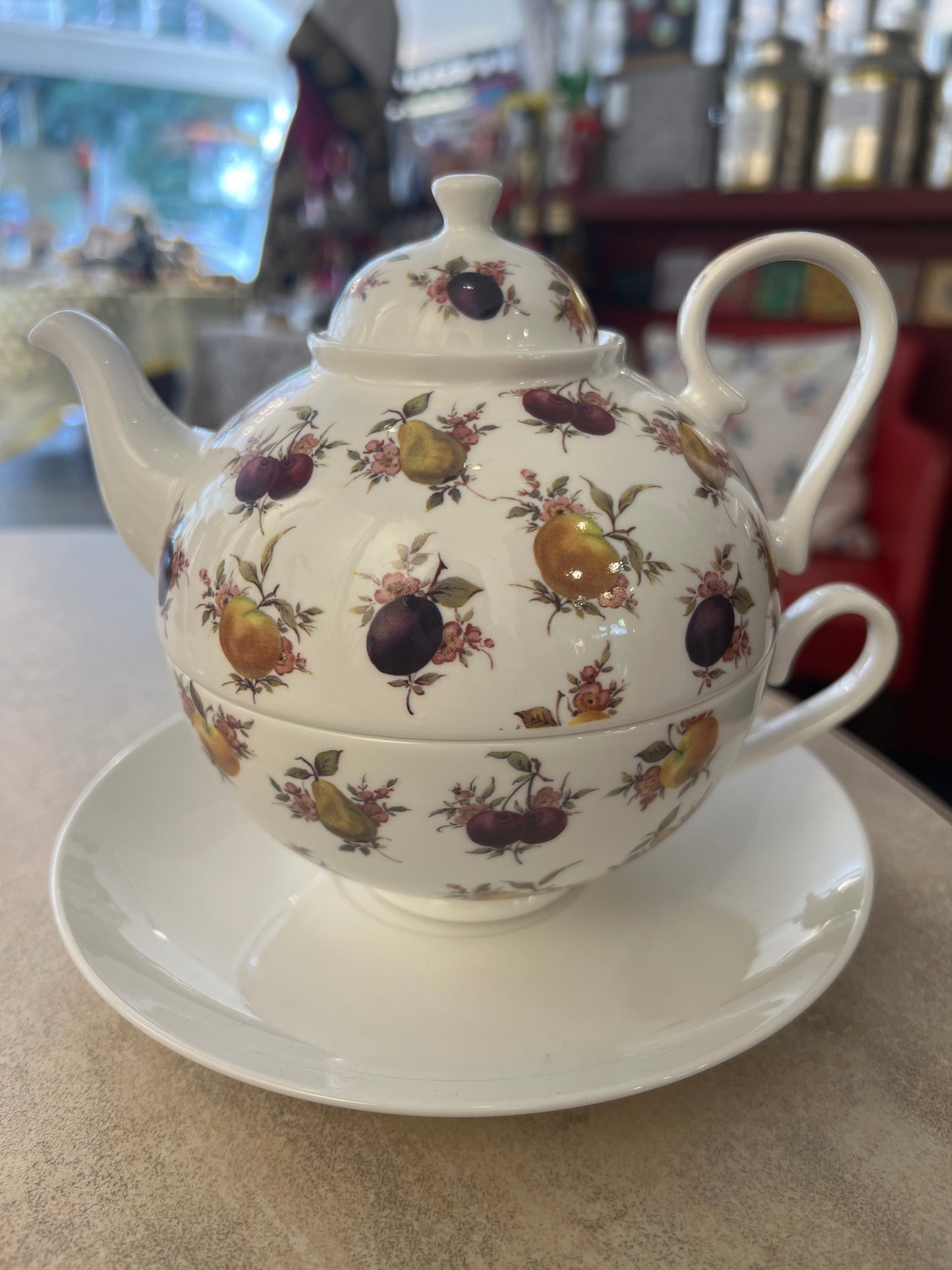 Tea for one fruits