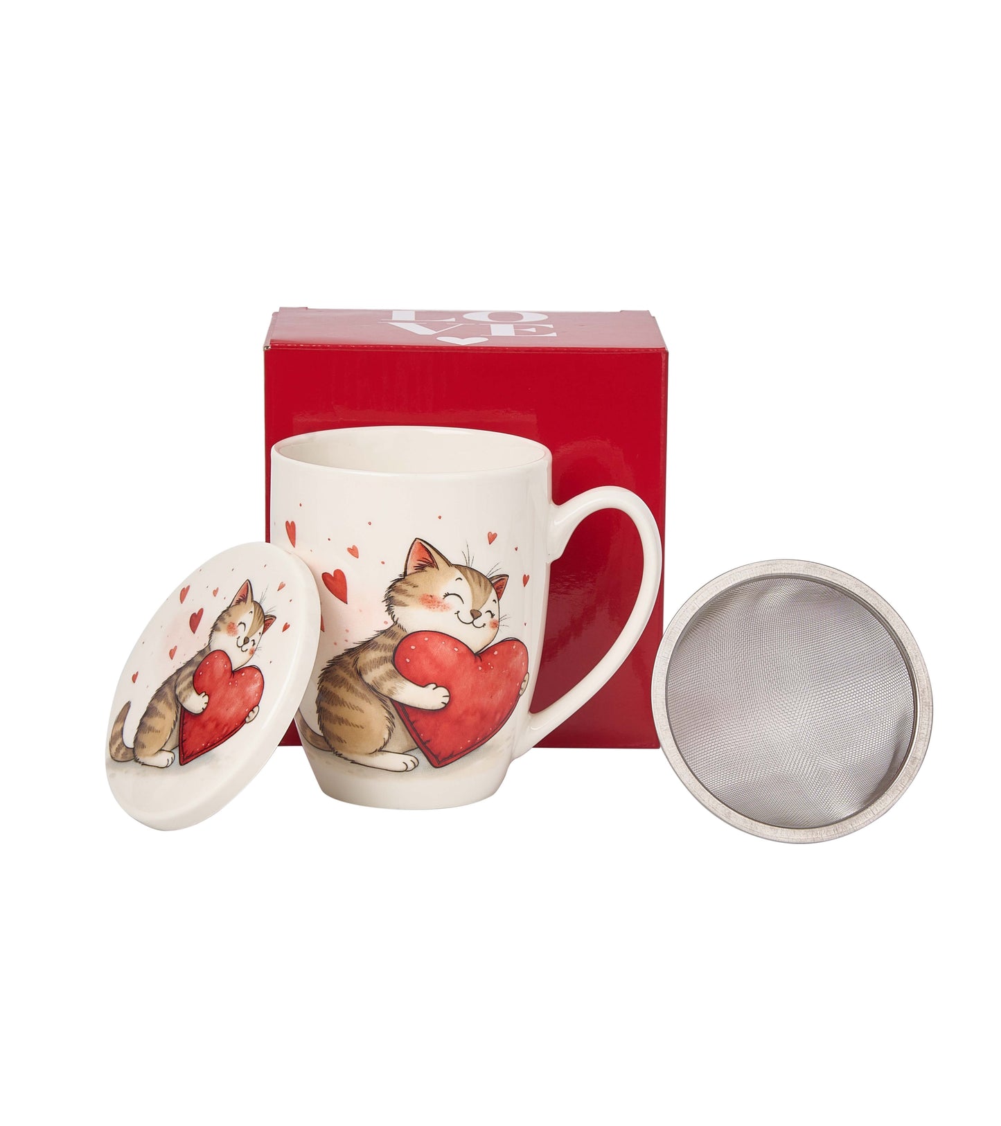 Cat with Toy mug (infuser)