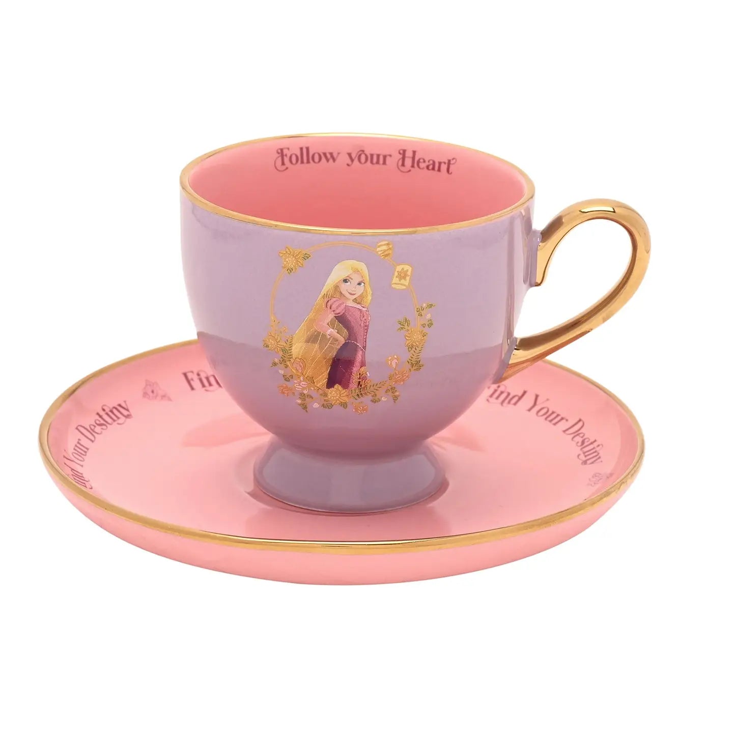 Disney Pastel Princess Tea Cup & Saucer - Rapunzel