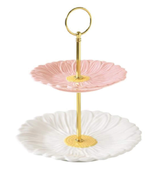 2 tier cake plate