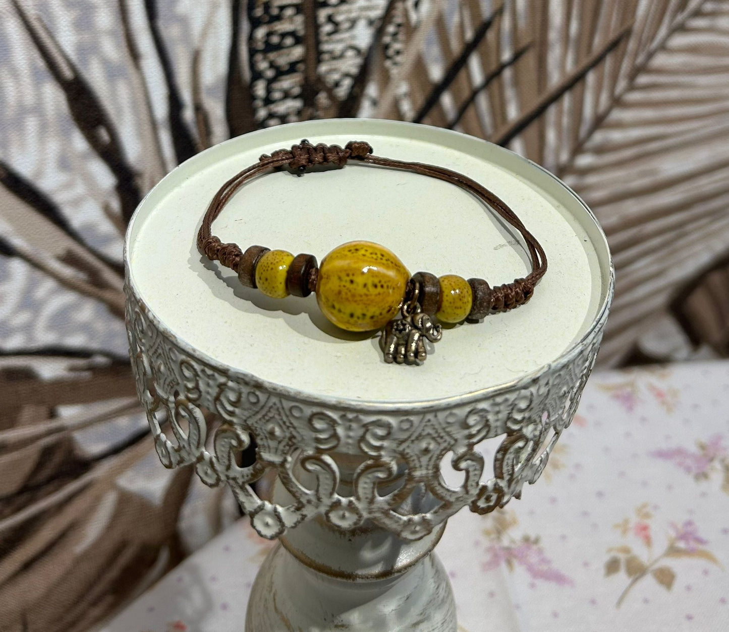 yellow stone bracelet