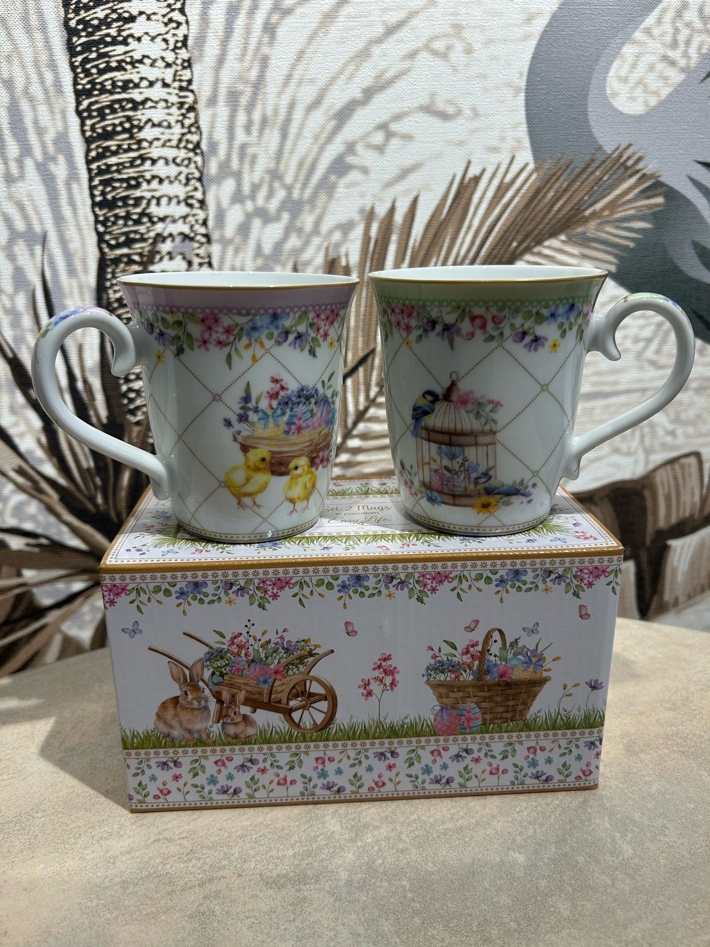 Set 2 mugs SPRING BLOOM