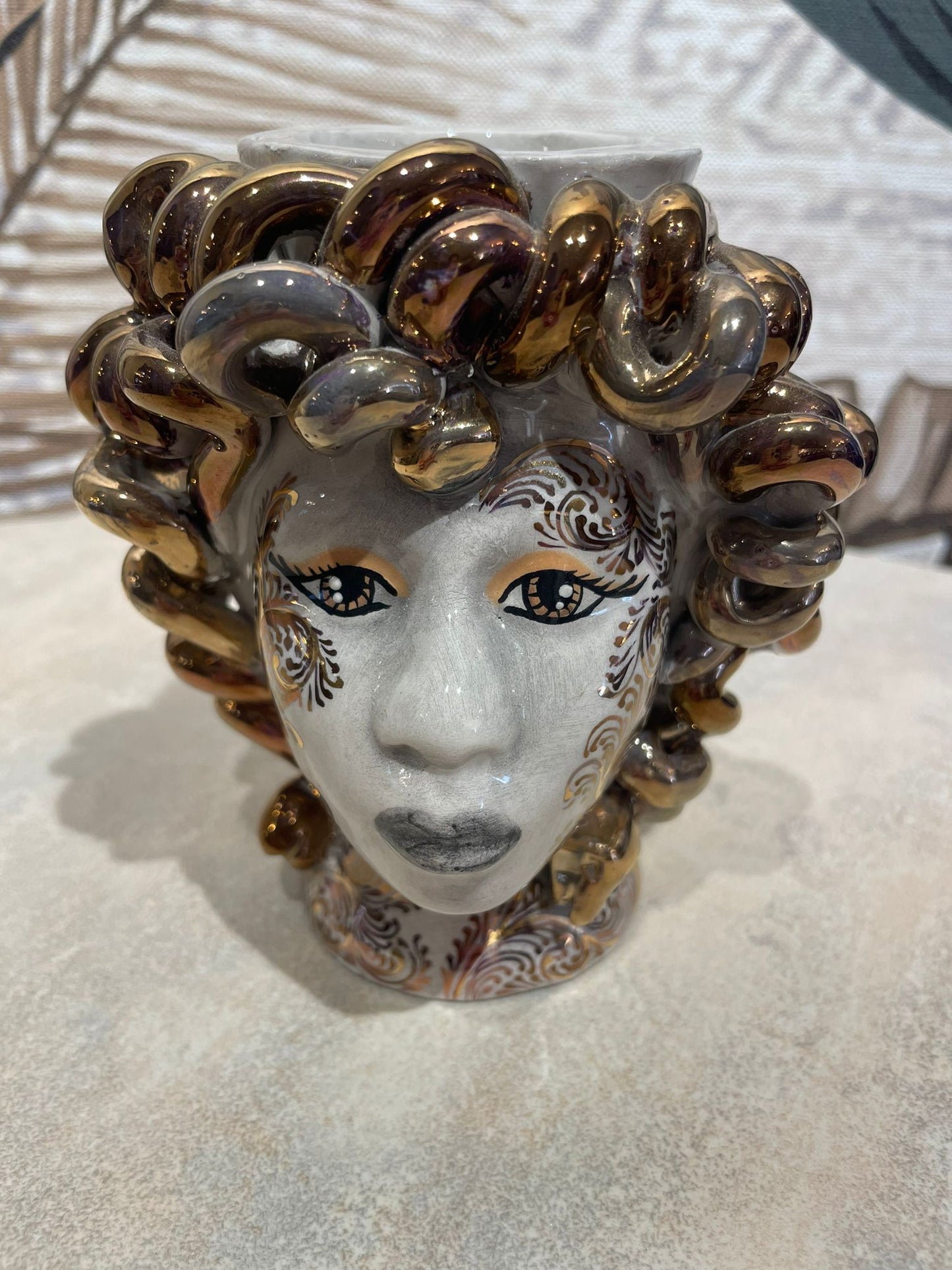 Handcrafted Sicilian Ceramic Vase 3