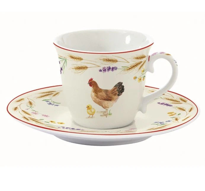Breakfast cup & saucer COUNTRY LIFE