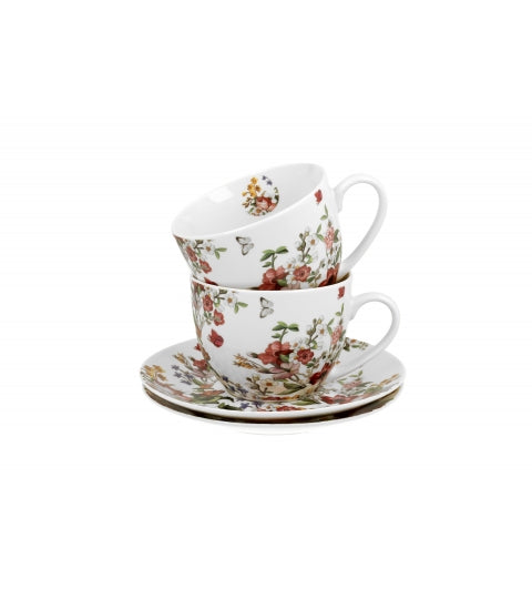 VINTAGE FLOWERS WHITE