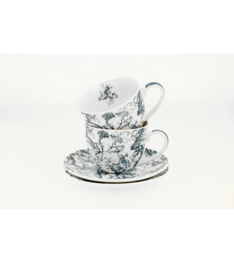 ORIENT BLUE ( 2 Cup + saucers)