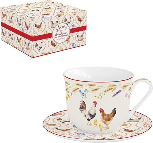 Breakfast cup & saucer COUNTRY LIFE