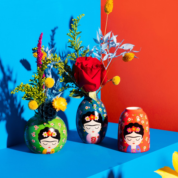 Floral Frida Vases - Set of 3