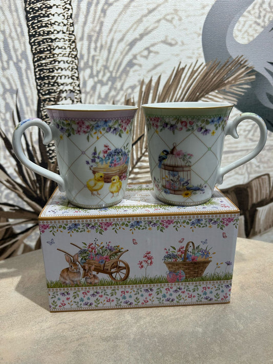 Set 2 mugs SPRING BLOOM
