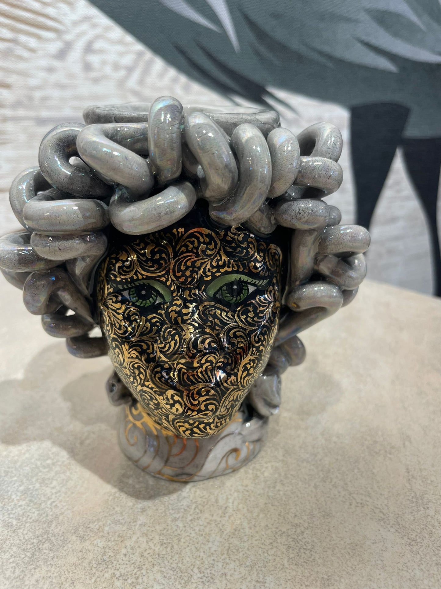 Handcrafted Sicilian Ceramic Vase 2