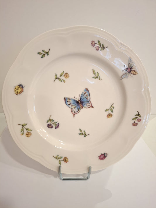 Porcelain side plate insect