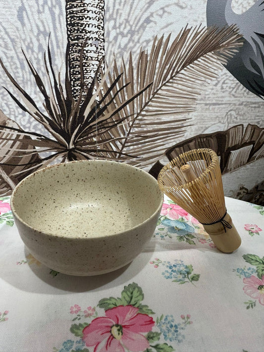 Matcha Bowl "Makiko" beige