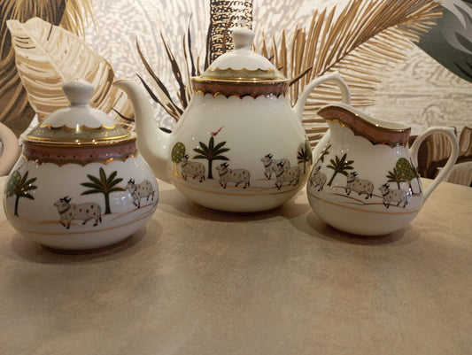 PICHWAI - Tea Pot & Sugar Pot
