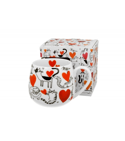 Mug barrel Cat's World - HEARTS
