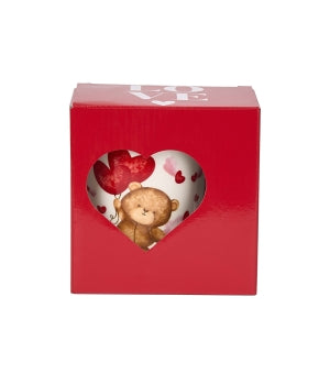 Teddy Bear with Balloons Mug with Infuser