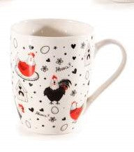 porcelain mug with chickens 4