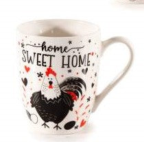 Porcelain mug with chickens 3